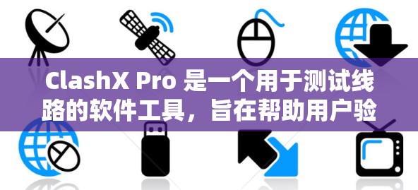 ClashX Pro 是一个用于测试线路的软件工具，旨在帮助用户验证线路的性能、安全性和稳定性。以下是关于ClashX Pro线路测试的详细步骤和注意事项
