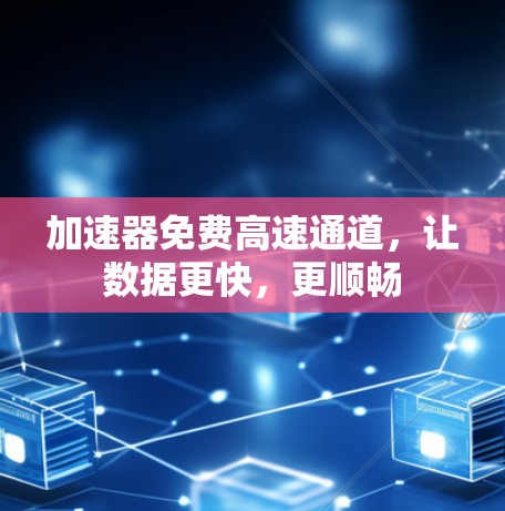加速器免费高速通道，让数据更快，更顺畅
