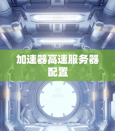 加速器高速服务器配置 加速器高速服务器配置