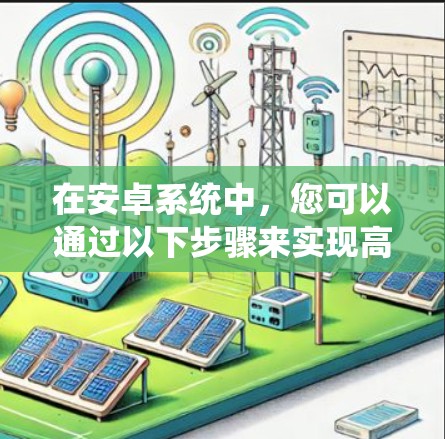 在安卓系统中，您可以通过以下步骤来实现高速连接和优化网络性能