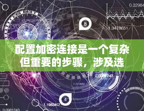 配置加密连接是一个复杂但重要的步骤,涉及选择合适的加密参数和策略以保护数据的安全性。以下是一个有条理的步骤指南,帮助您理解和执行加密连接的配置 配置加密连接是一个复杂但重要的步骤,涉及选择合适的加密参数和策略以保护数据的安全性。以下是一个有条理的步骤指南,帮助您理解和执行加密连接的配置