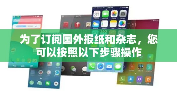 为了订阅国外报纸和杂志，您可以按照以下步骤操作