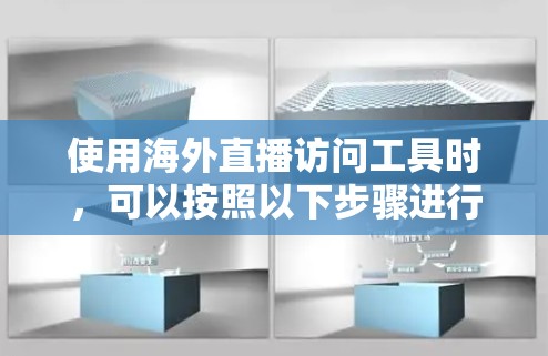 使用海外直播访问工具时，可以按照以下步骤进行