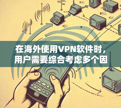 在海外使用VPN软件时,用户需要综合考虑多个因素来选择最适合的解决方案。以下是一步步的指南 在海外使用VPN软件时,用户需要综合考虑多个因素来选择最适合的解决方案。以下是一步步的指南